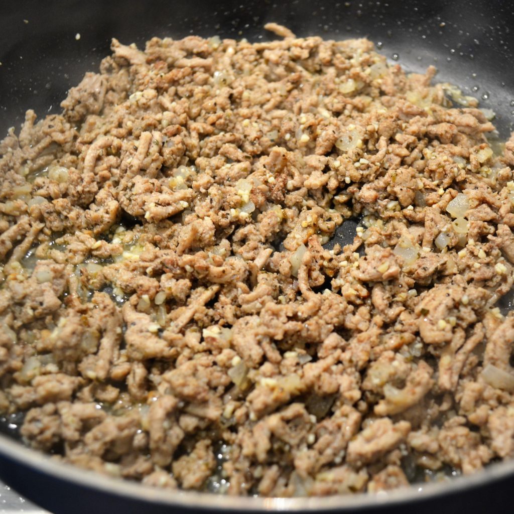 Spaghetti Squash with Turkey Bolognese