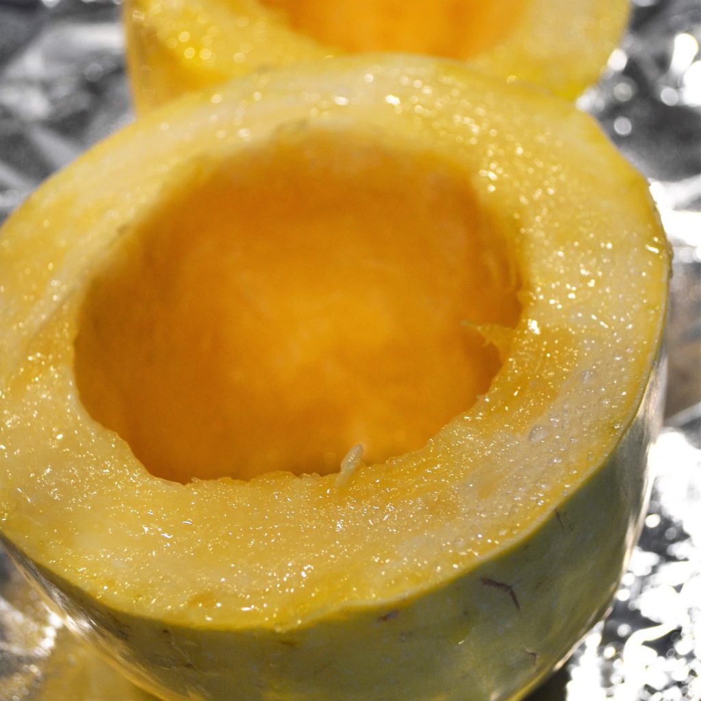 Spaghetti Squash with Turkey Bolognese