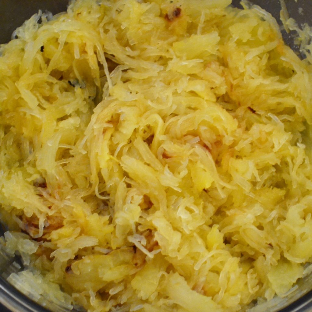 Spaghetti Squash with Turkey Bolognese