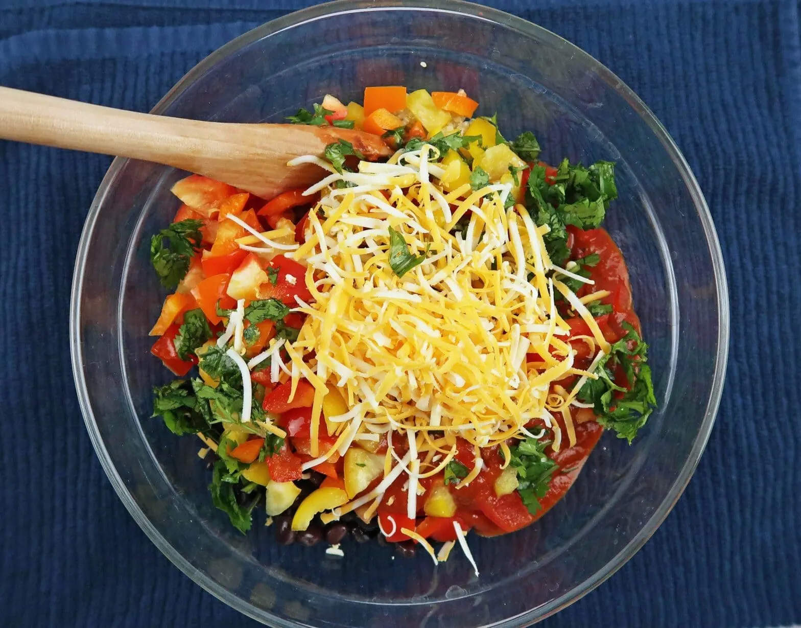 Quinoa and Black Bean Stuffed Bell Peppers