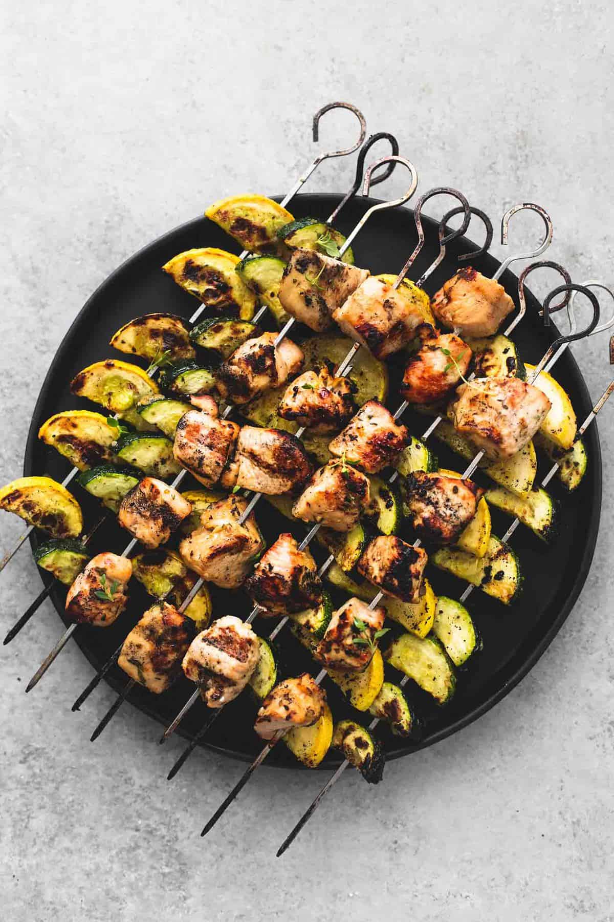 Zesty Herb Chicken and Veggie Skewers
